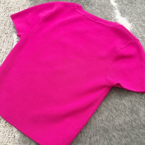 Zara Hot Pink Crop Top - Picture 6 of 10